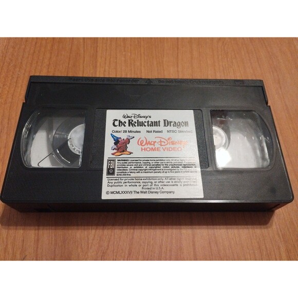 The Reluctant Dragon (VHS 1941) Walt Disney Classic Cartoon - Picture 7 of 7